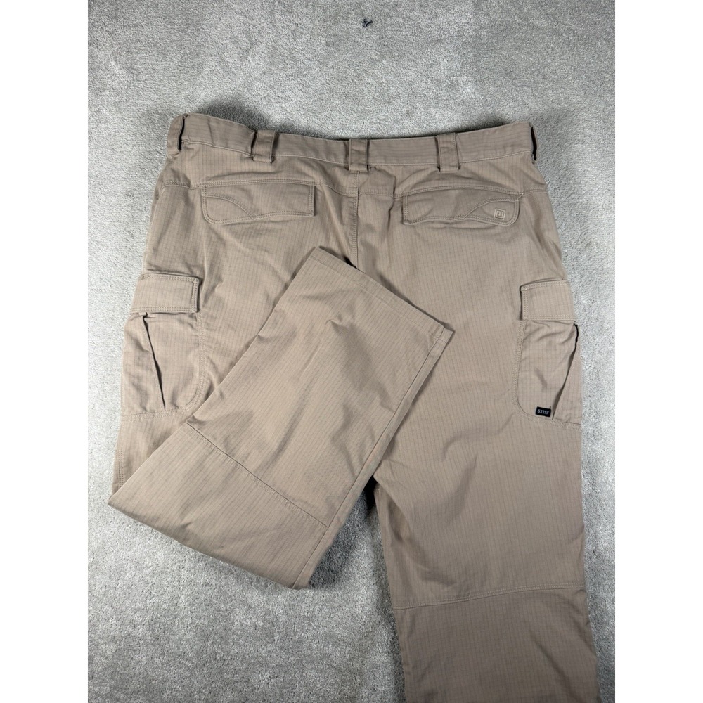 5.11 Tactical Cargo Pant Stryke Ripstop Regular Fit Khaki Tan Mens 44x32 Outdoor